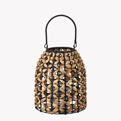 Polürotangist ja vesihüatsindist aialatern klaasiga Pinto, 24×24×28,5 cm