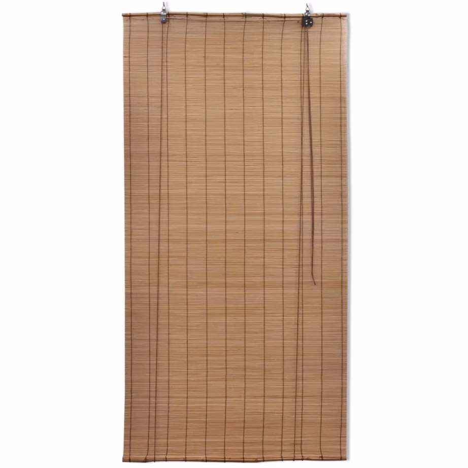 Pruun bambusest rulookardin 100 x 160 cm – 2