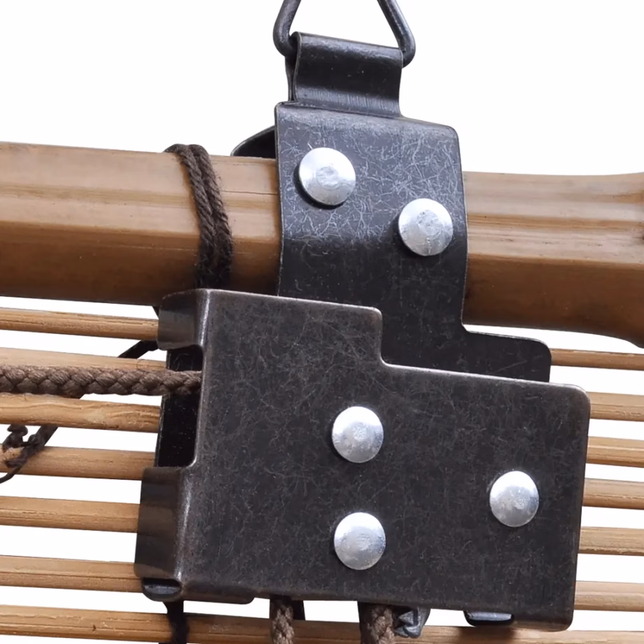 Pruun bambusruloo privaatsuse ja valguse reguleerimiseks, 150 x 220 cm – 3