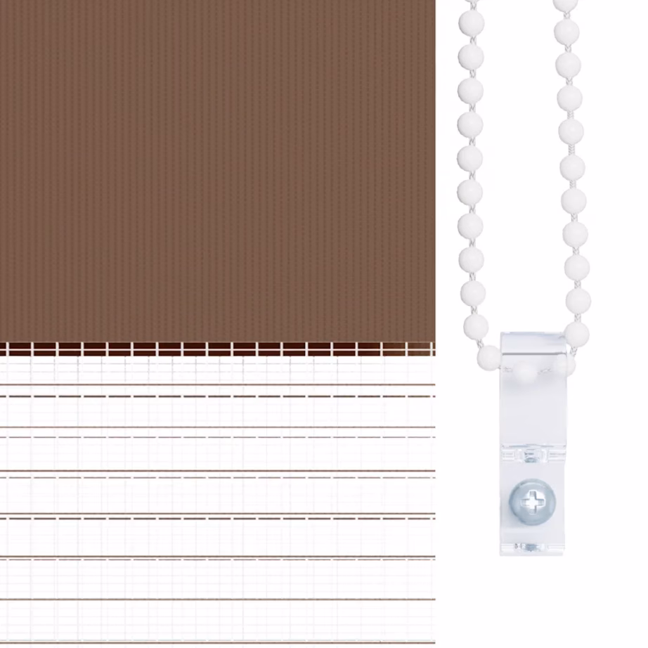 Pruun sebra ruloo 120 x 150 cm, 100% polüester, kanga laius 115,9 cm – 9