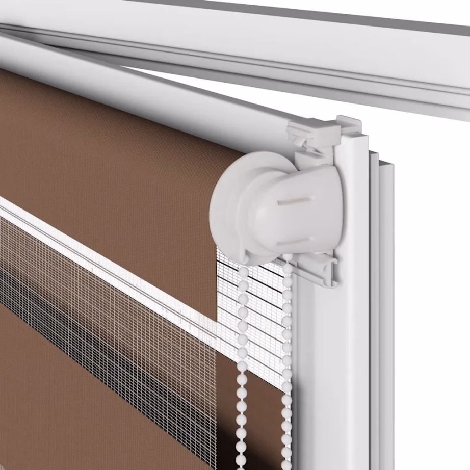 Pruun sebra ruloo triibuline rulookardin, 130 x 150 cm, polüester – 11