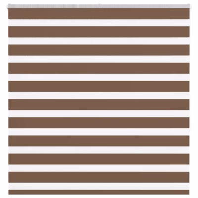 Pruun sebra ruloo, päev-öö, 145 x 150 cm, polüester