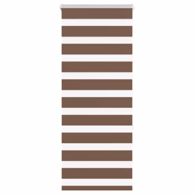 Pruun sebra ruloo päev-öö, 60 x 150 cm, polüester