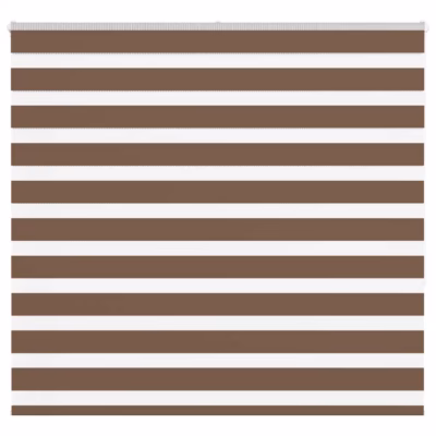 Pruun sebraruloo kettmehhanismiga, 160 x 150 cm, polüester