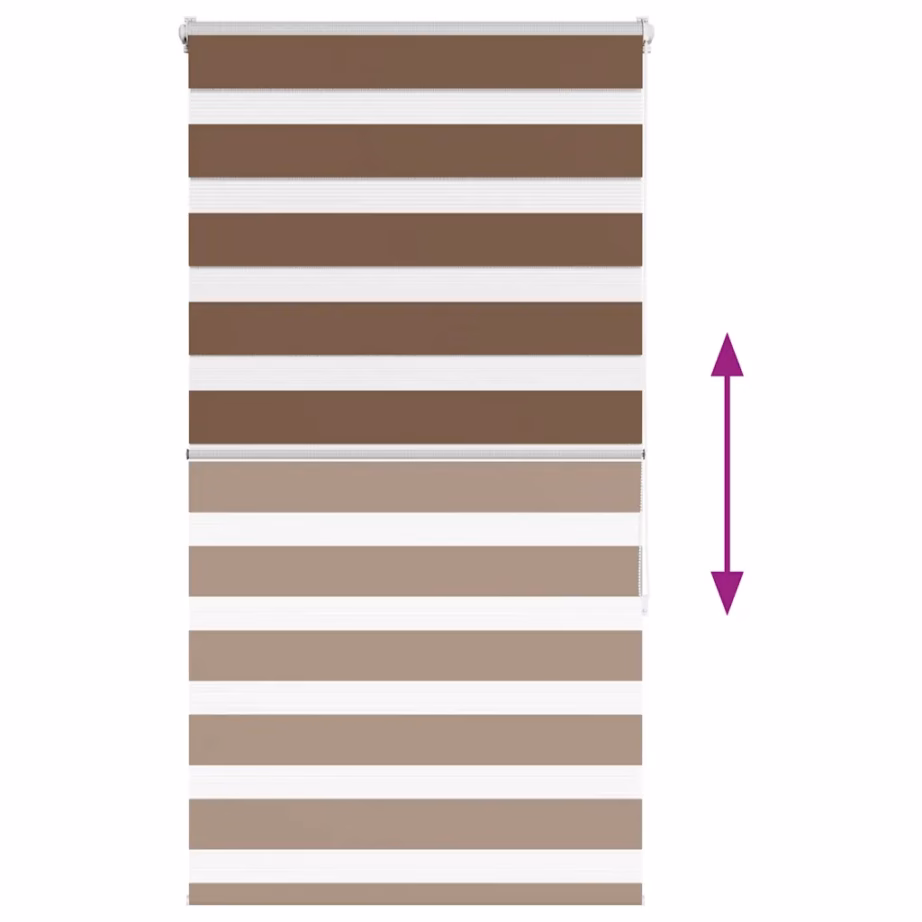 Triibuline sebraruloo pruun, 75 x 150 cm, 100% polüester – 5