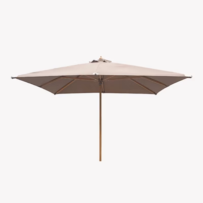 Puidust mastiga ruudukujuline päikesevari 300x300 cm Orlando