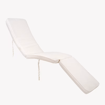 Puuvillast lamamistooli istepadi Arrecife, valge