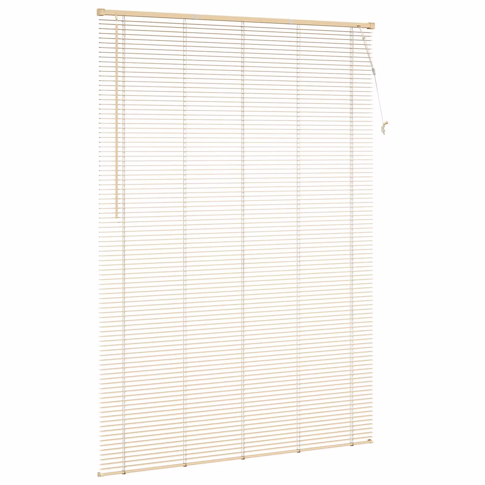 PVC Veneetsia ruloo, reguleeritav, helepruun mustriga, 213 x 160 cm