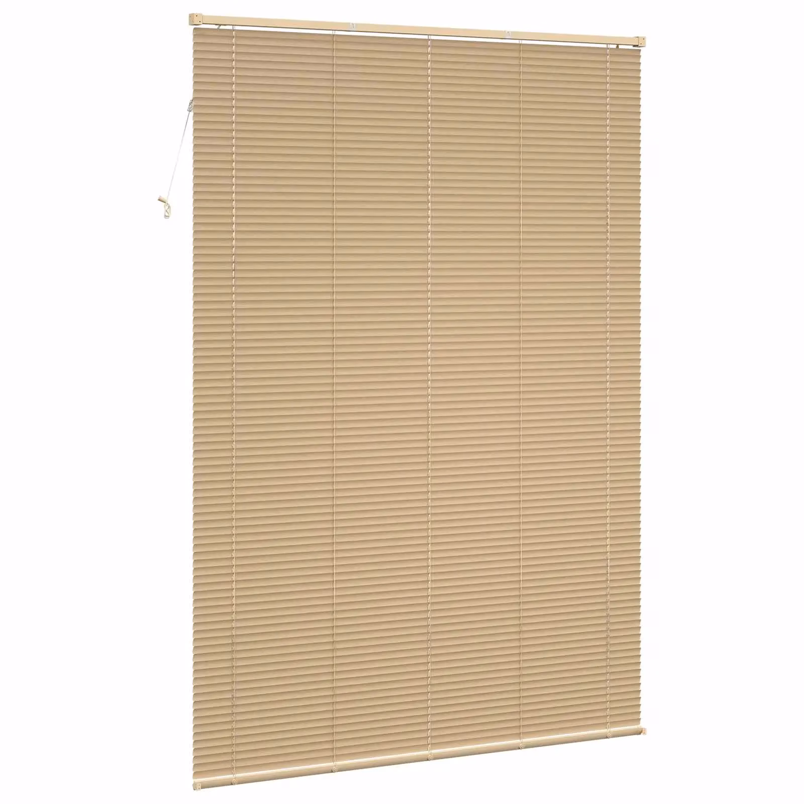 PVC Veneetsia ruloo, reguleeritav, helepruun mustriga, 213 x 160 cm