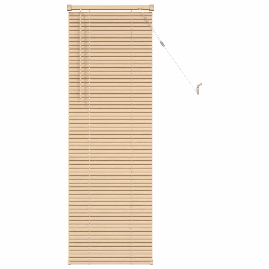 Reguleeritav PVC Veneetsia ruloo, helepruun mustriga, 150 x 60 cm – 2