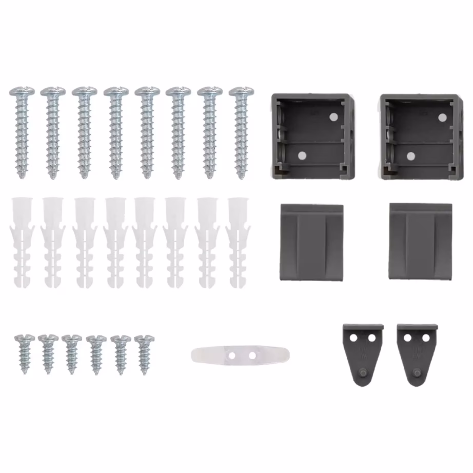 Hõbehall PVC Veneetsia ruloo, reguleeritav, 213 x 50 cm – 8