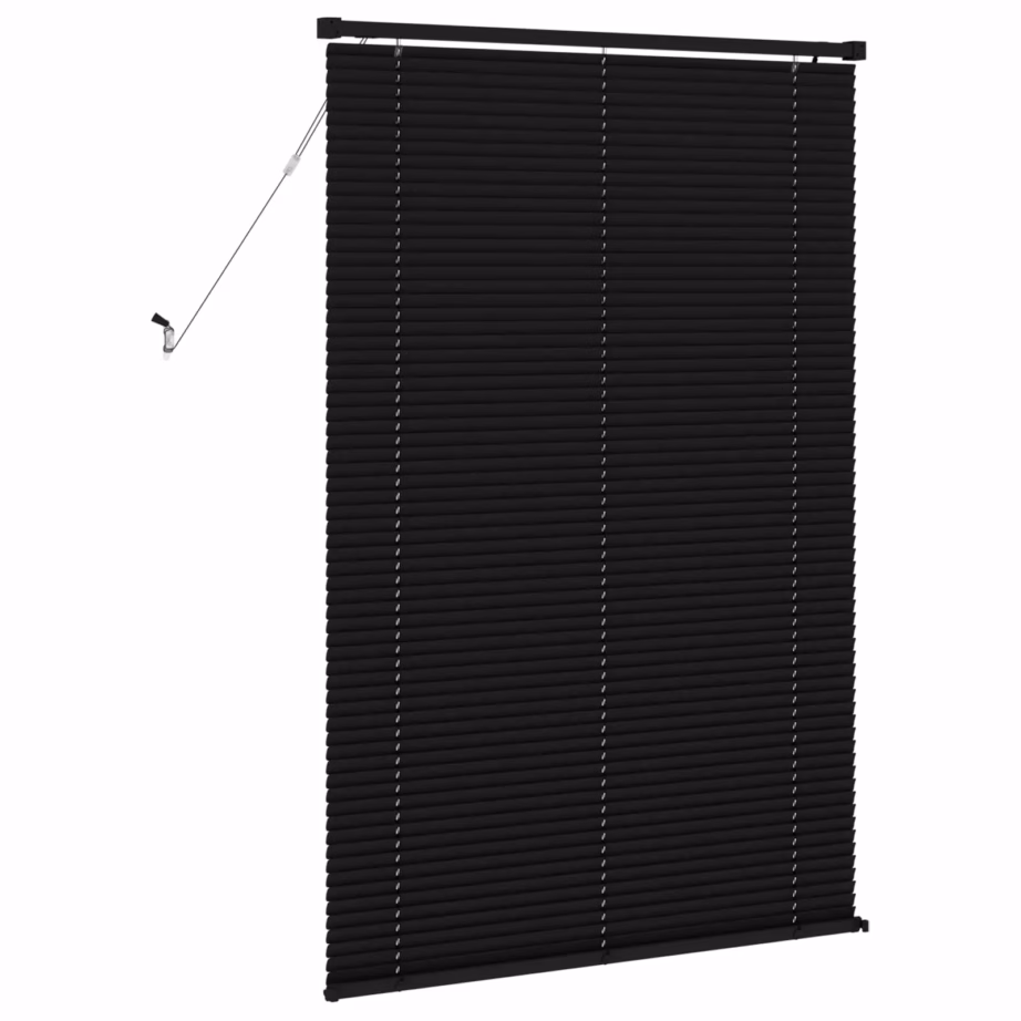 Reguleeritav PVC ribakardin aknale, must, 150 x 100 cm - 6