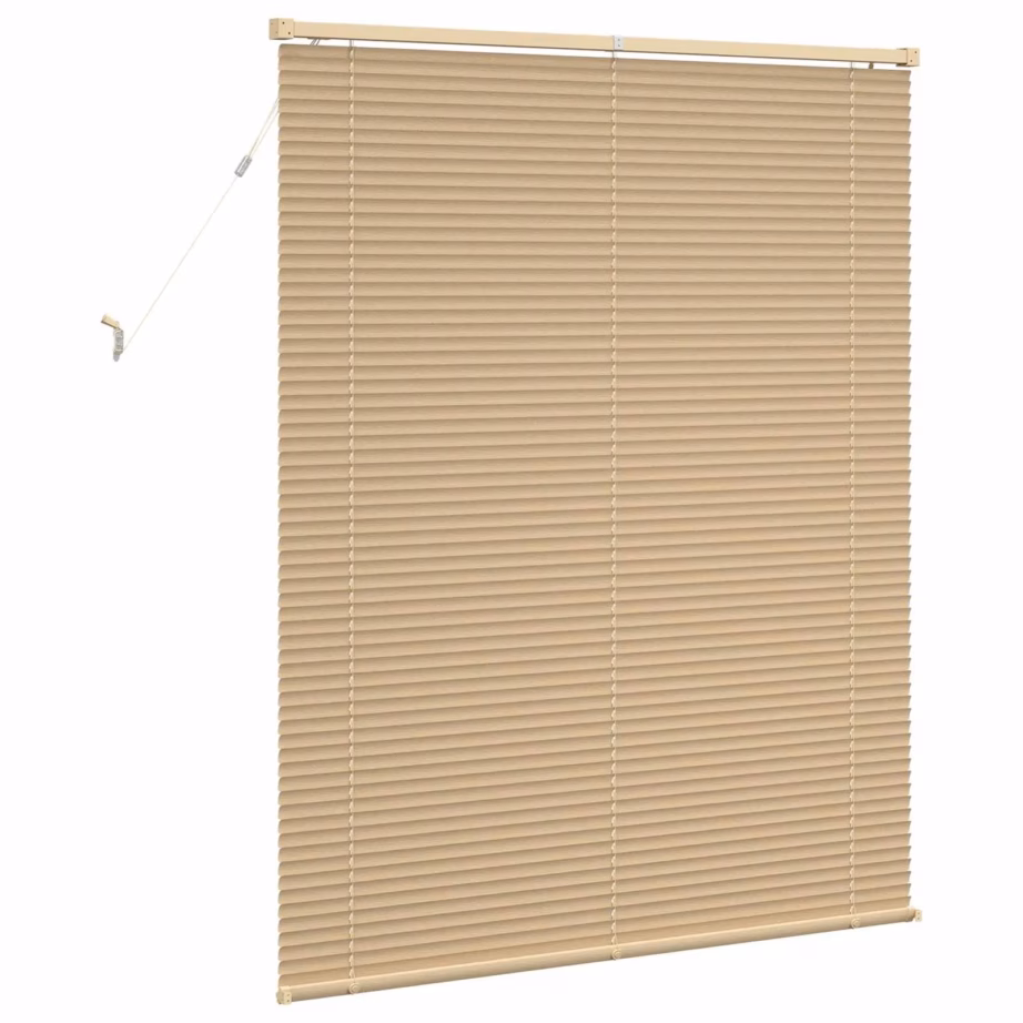 Reguleeritav PVC veneetsia ruloo, helepruun mustriga, 150 x 110 cm - 6