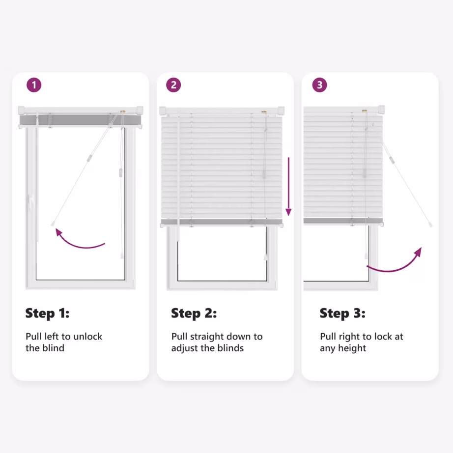 Reguleeritav valge PVC Veneetsia ruloo 213 x 120 cm – 12
