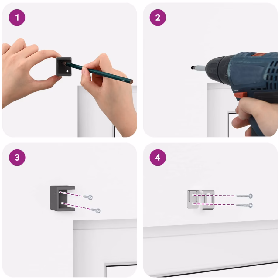 Reguleeritav hõbehall PVC Veneetsia ruloo, 213 x 110 cm – 13