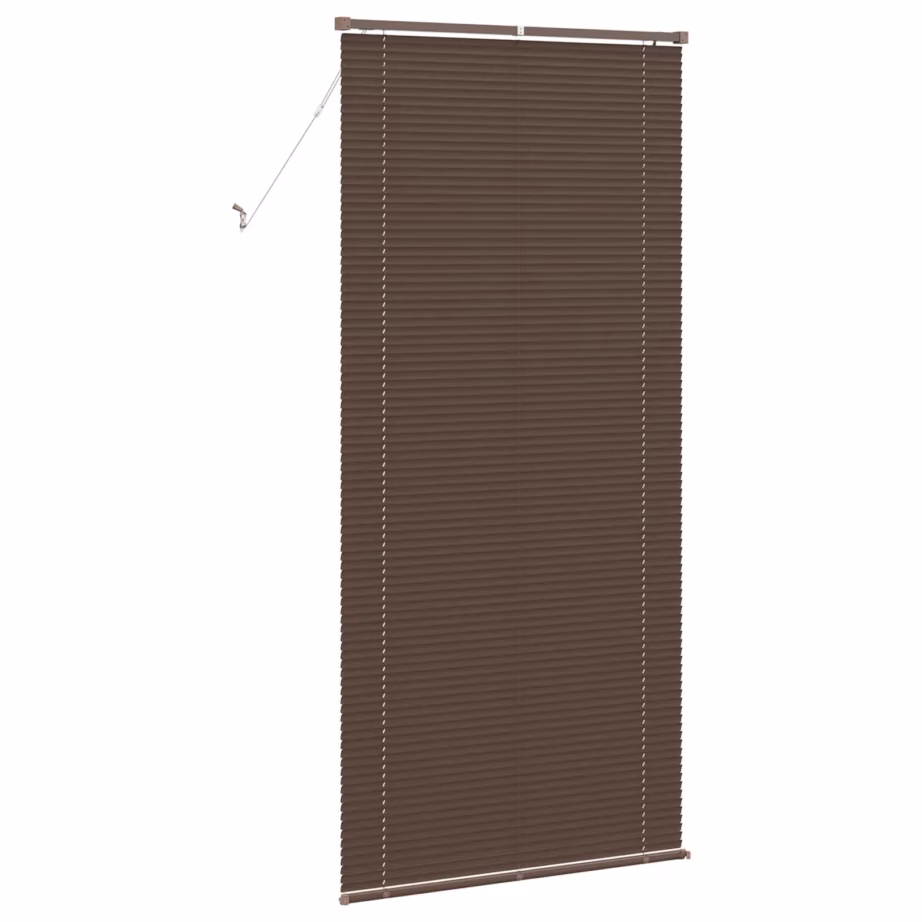 Reguleeritav PVC Veneetsia ruloo, tumepruun mustriga, 213 x 90 cm - 6