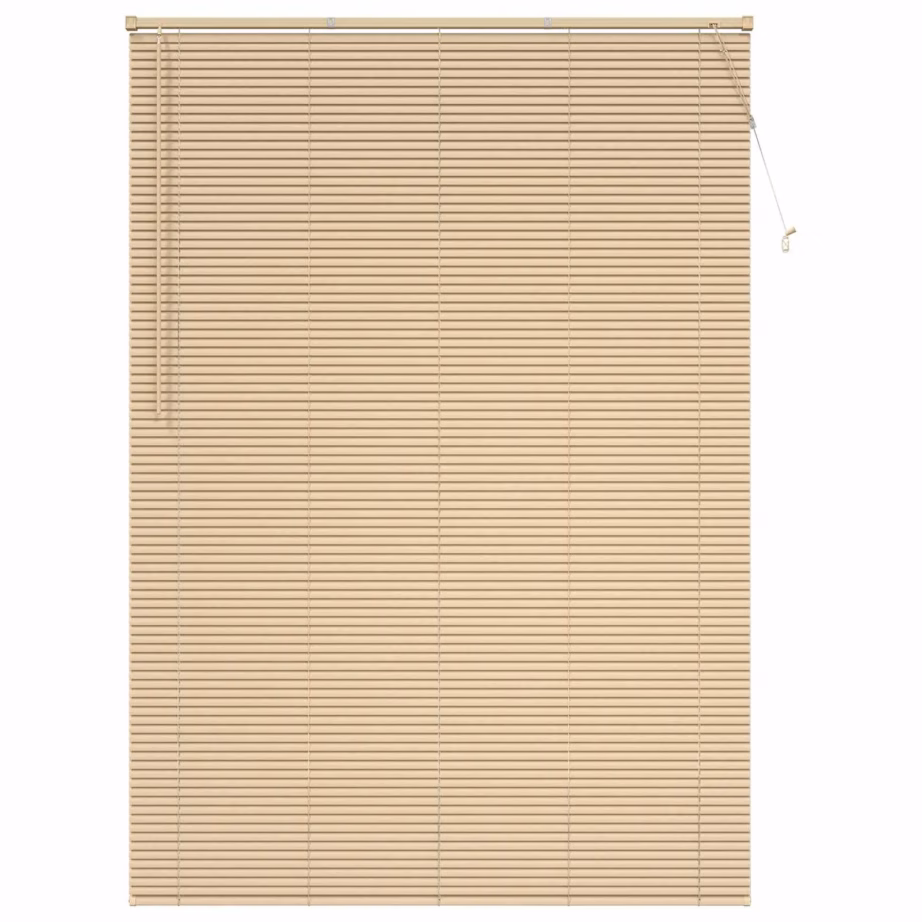 Reguleeritav PVC veneetsia ruloo, helepruun mustriga, 213 x 130 cm - 2