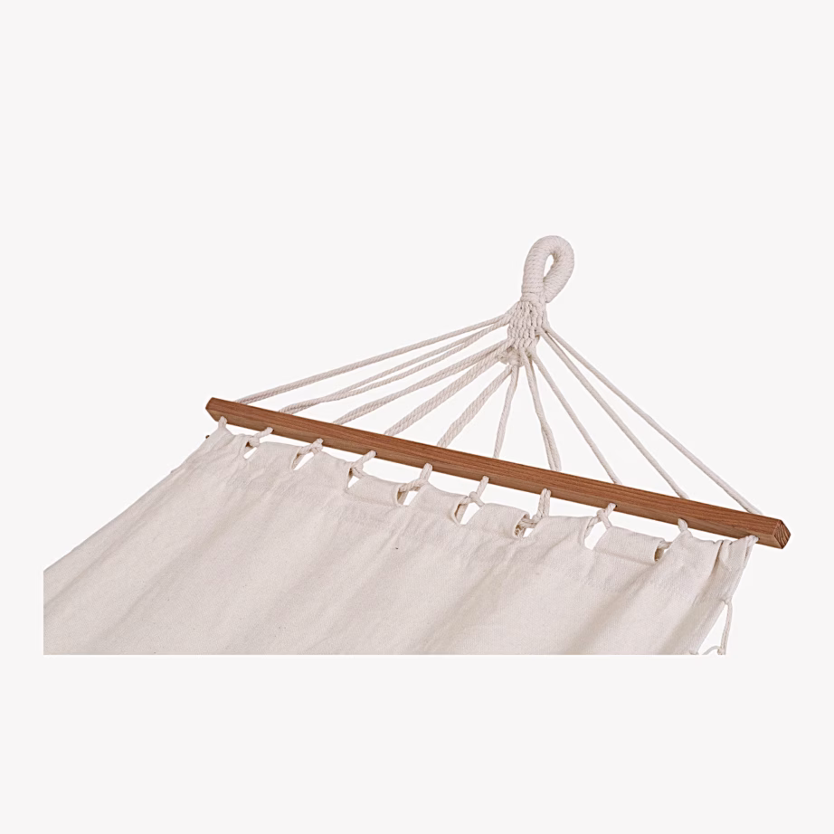 Riidest võrkkiik Edessa, puuvill/polüester, hele toon – 5