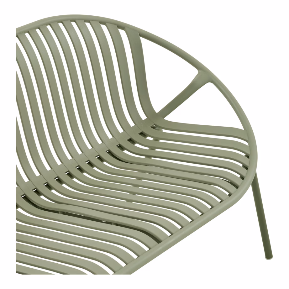 Roheline aia lounge komplekt 2 tooli, 2-kohalise pingi ja kohvilauaga Saly – 4