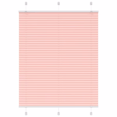 Roosa plisseeritud ruloo privaatsuseks, 105 x 150 cm, 100% polüester