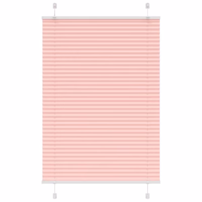 Roosa plisseeritud ruloo privaatsuseks, 95 x 150 cm, 100% polüester