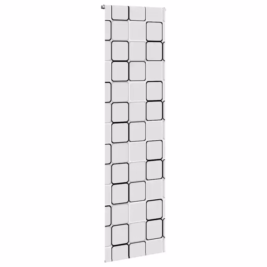 Ruloodušikardin ruudumustriga, PEVA, 80 x 240 cm, kanga laius 76 cm - 3