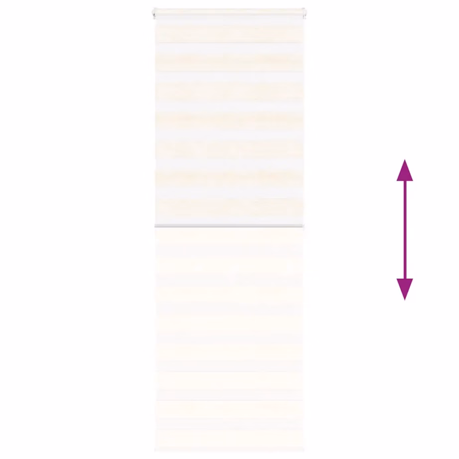 Sebra ruloo marmorbeež, 80 x 200 cm, 100% polüester, alumiiniumsiiniga – 5