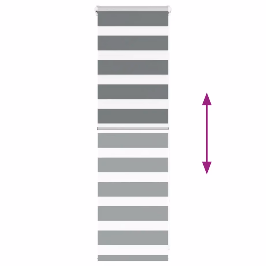 Sebra ruloo kettmehhanismiga, tumehall, 40 x 100 cm, polüester – 5