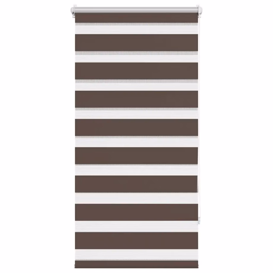 Sebrarullkardin 80 x 150 cm, kohvipruun, 100% polüester – 2