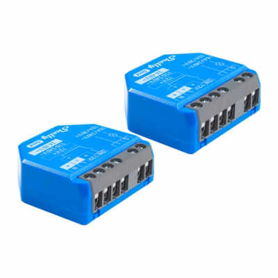 Süvistatav nutilüliti 16 A potentsiaalivabade kontaktidega Shelly 1 Gen4, Wi‑Fi/Zigbee/Matter, 110–240 V~ või 12–48 V=,