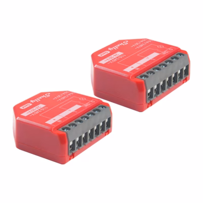 Süvistatav nutilüliti energiatarbe mõõtmisega, Wi‑Fi/Zigbee/Bluetooth/Matter, komplekt 2 tk Shelly 1PM Gen4 1PMGen4,