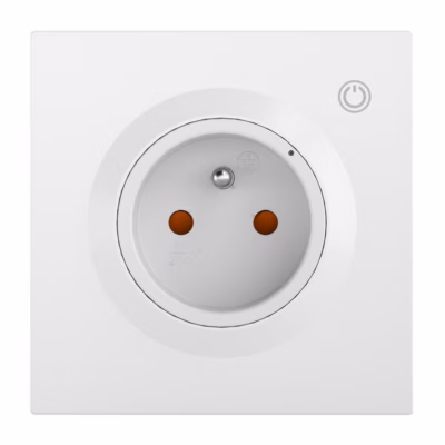 Nutikas seinakontakt Matteri ja energiatarbe mõõtmisega Sonoff WS01TPE-E, Type E, 16 A, 4000 W, 2.4 GHz Wi‑Fi, Apple