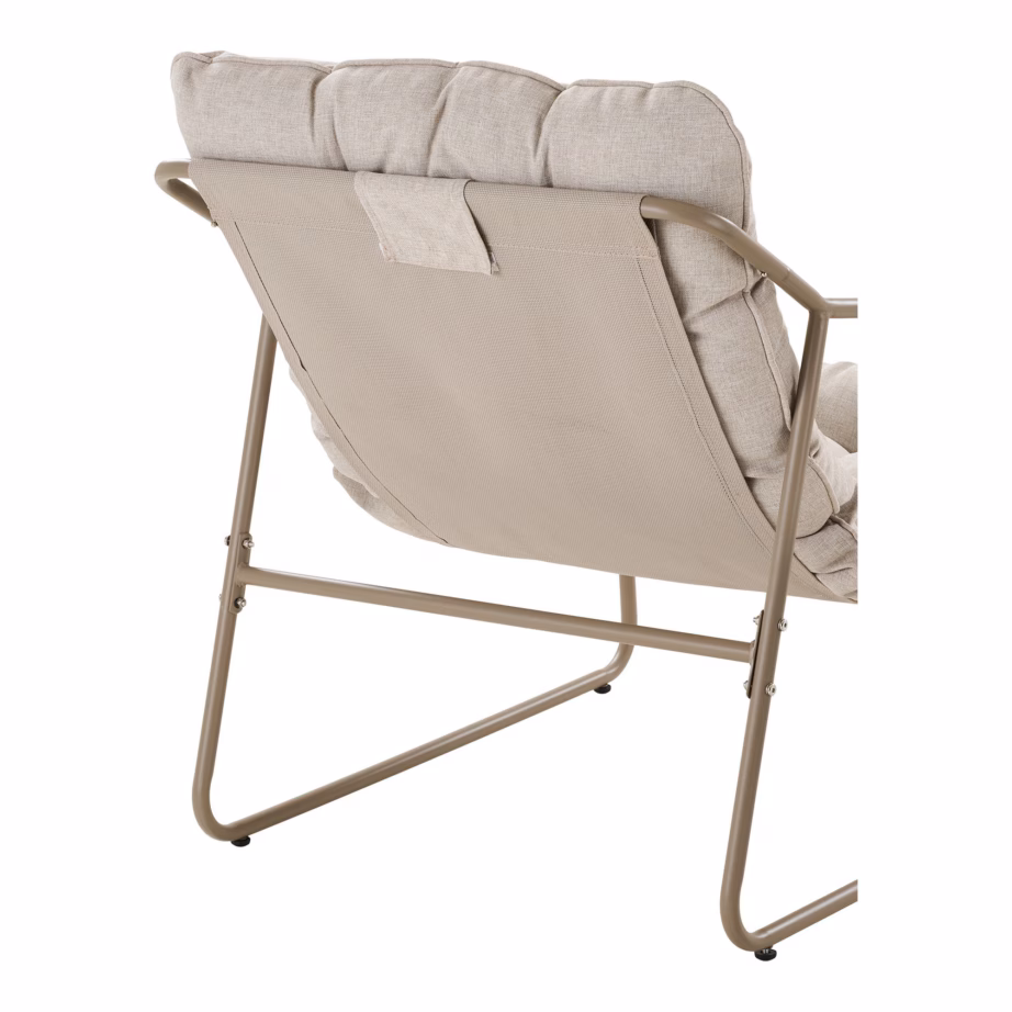 Terasest aia lounge-komplekt liivakarva patjadega Nilo - 8