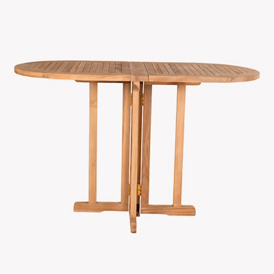 Tiigipuidust abilaud Huelva, naturaalne, 120x60x75 cm