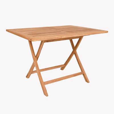 Tiigipuidust aialaud Oviedo, naturaalne, 120x80 cm