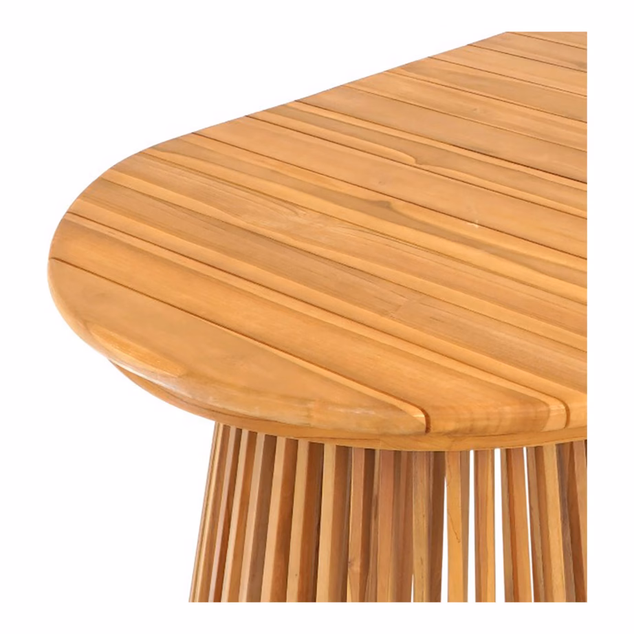 Tiigipuidust aiasöögilaud 90×200 cm Berja – 6