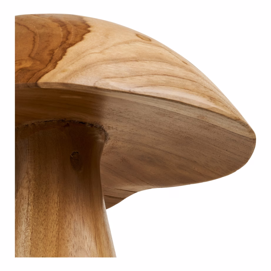 Tiigipuidust dekoratiivsed seened, naturaalne, 2-osaline komplekt 25/35 cm – 5