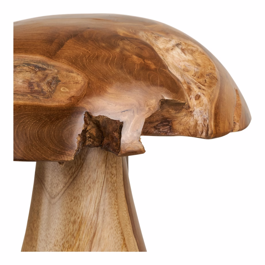 Tiigipuidust dekoratiivsed seened, naturaalne, 2-osaline komplekt 25/35 cm – 6