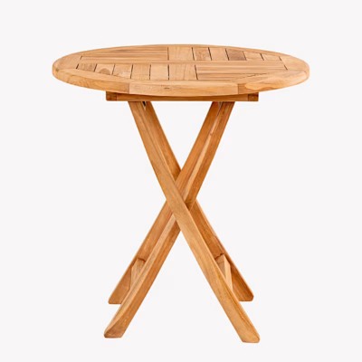 Tiigipuidust ümmargune abilaud Ø70×75 cm Oviedo