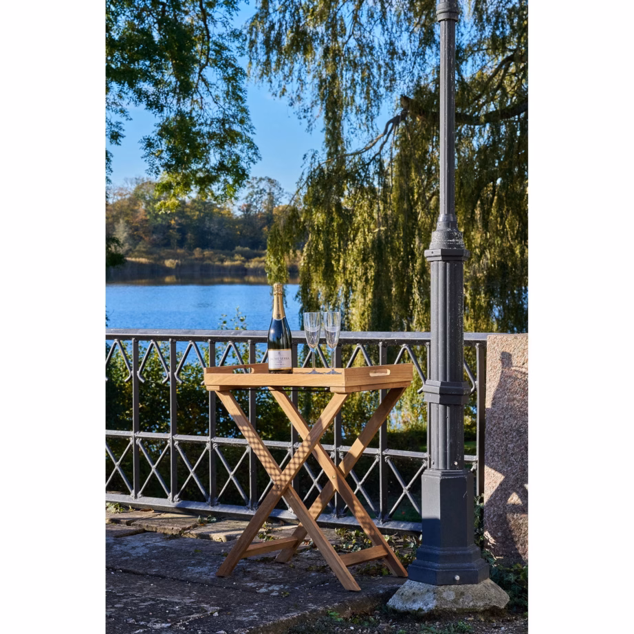 Tiigipuidust serveerimislaud Ronda, naturaalne, 60x40x70 cm – 6