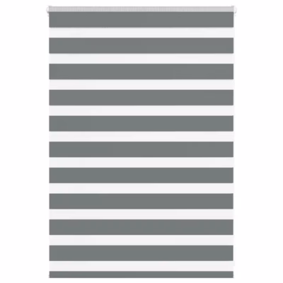 Triibuline päev-öö ruloo tumehall, kettmehhanismiga, 110 x 100 cm