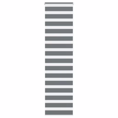 Triibuline päev-öö ruloo tumehall, 65 x 230 cm, kanga laius 60,9 cm, polüester