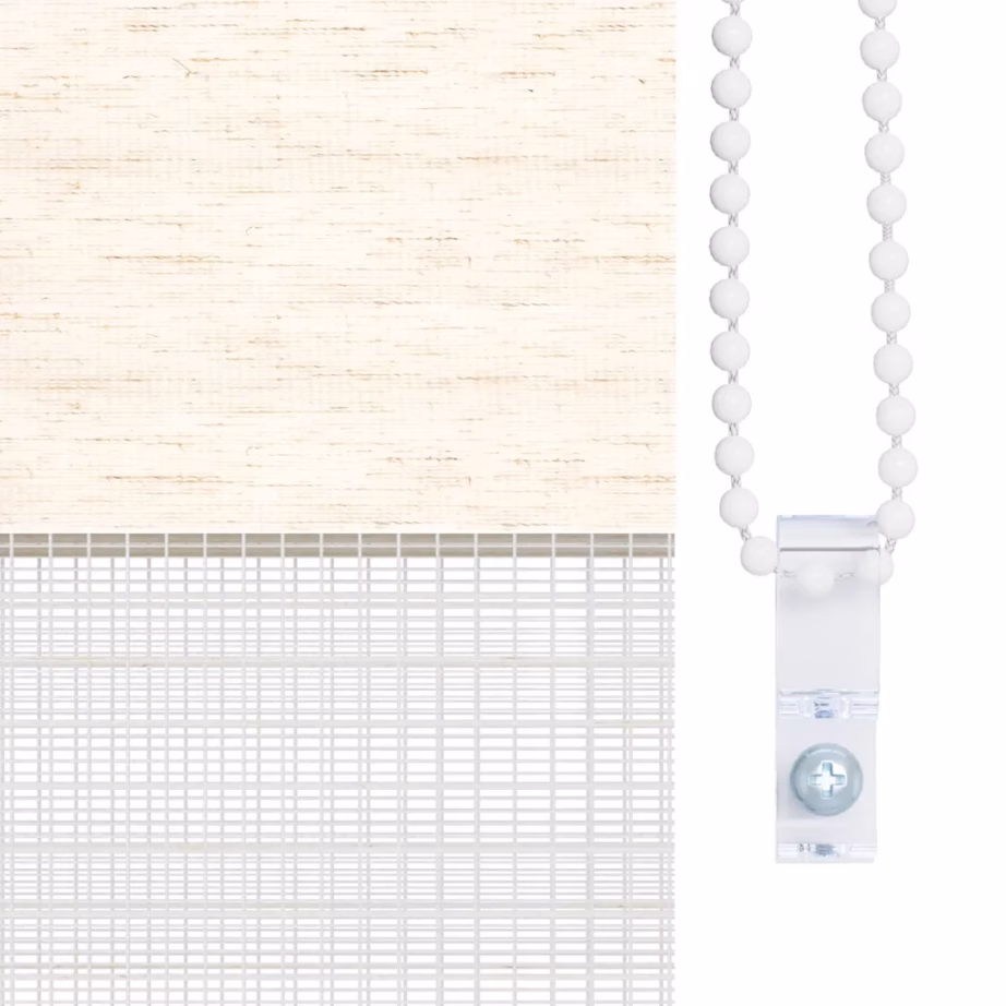 Triibuline sebra ruloo marmorbeež, 95 x 100 cm, polüester, alumiiniumsiiniga – 9