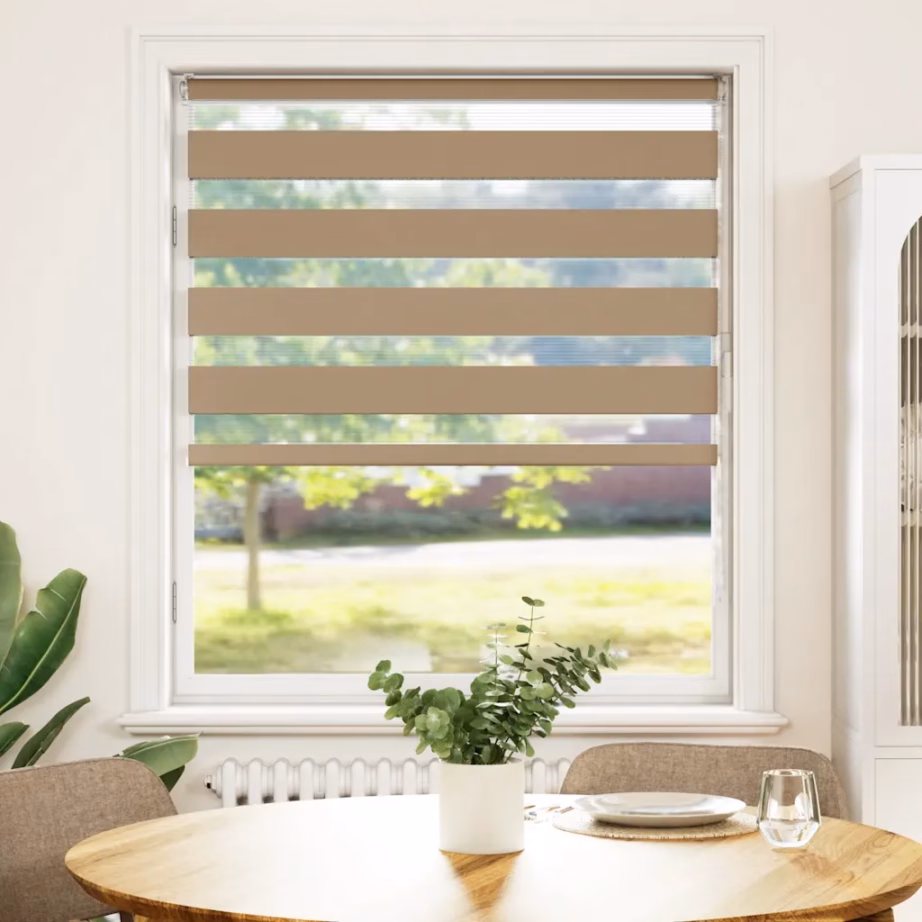 Triibuline sebraruloo liivapruun, 100 x 150 cm, polüester, kettjuhtimisega – 2