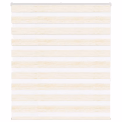 Triibuline sebraruloo marmorbeež, kettmehhanismiga, 125 x 150 cm, 100% polüester, alumiiniumsiiniga