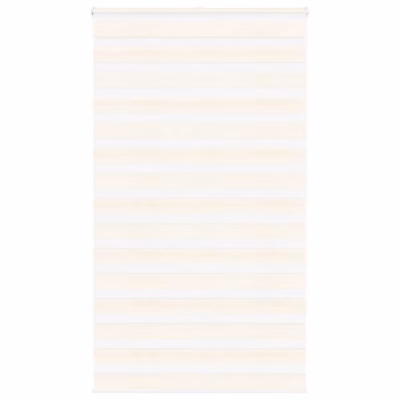 Triibuline sebraruloo privaatsuse ja valguse reguleerimiseks, marmorbeež, 125 x 200 cm, 100% polüester, alumiiniumsiiniga