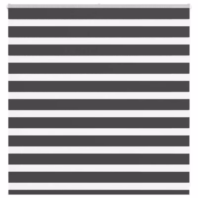 Triibuline sebraruloo, must, 145 x 100 cm, polüester