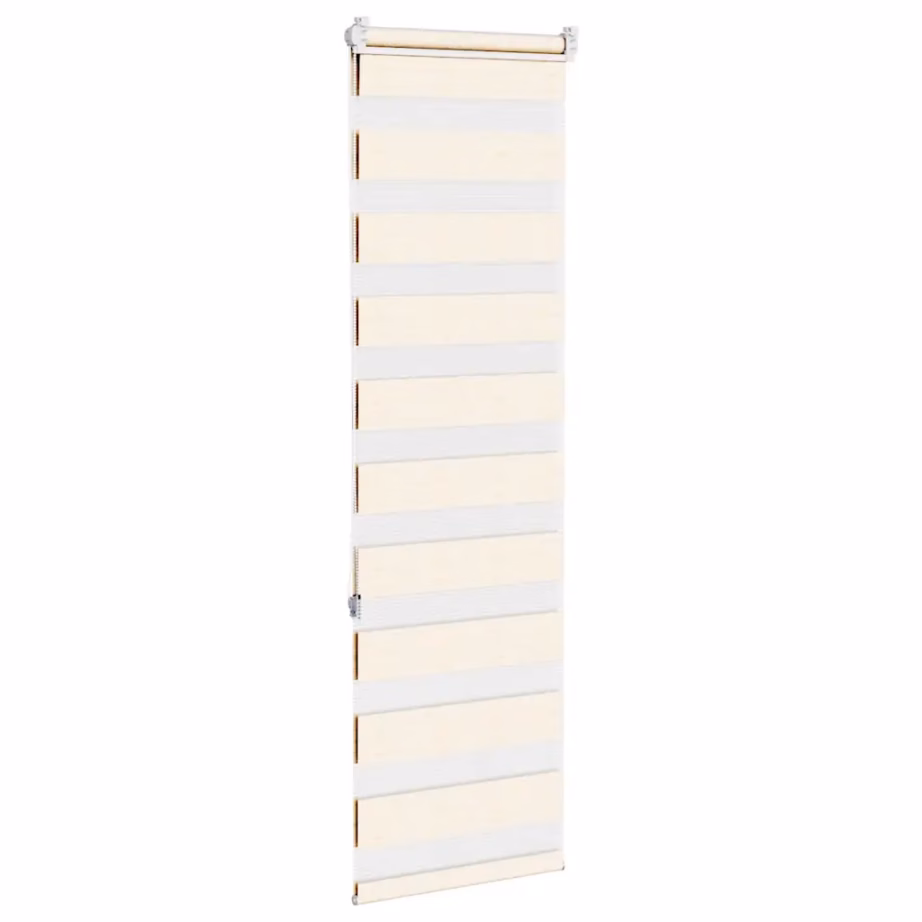 Triibuline sebraruloo marmorbeež, 40 x 150 cm, polüester, kettmehhanismiga – 4