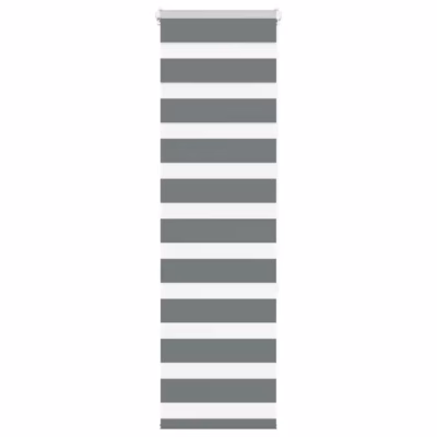 Triibuline zebraruloo tumehall, 45 x 150 cm, kanga laius 40,9 cm, polüester