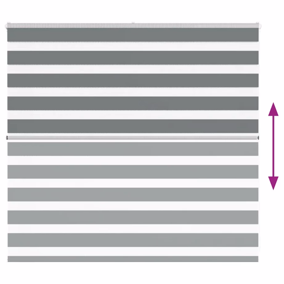 Tumehall päev-öö sebra ruloo kettmehhanismiga, 165 x 100 cm, polüester – 5